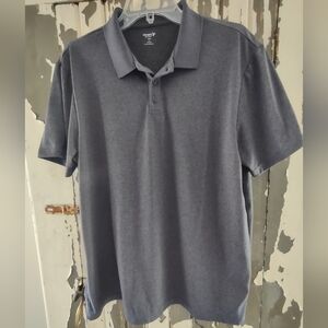 LARGE GRAY ACTIVE CORE POLO BY OLD NAVY